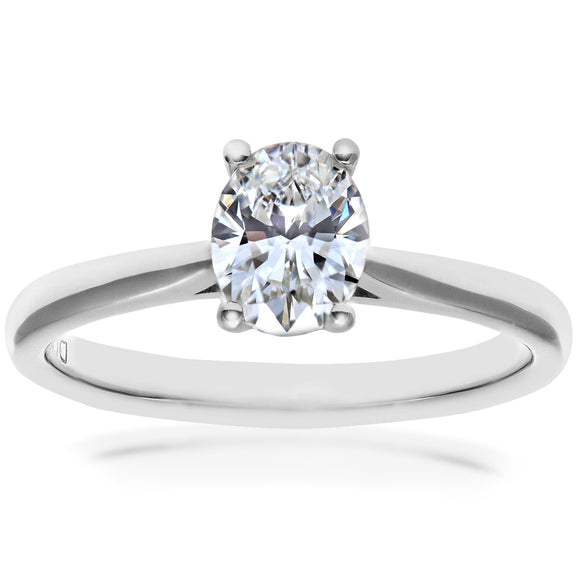 AURORASTONE CLASSIC OVAL SOLITAIRE RING